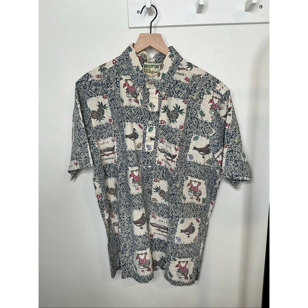 Reyn Spooner Mele Kalikimaka 90s Limited Issue Hawaiian Shirt